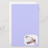 Mourning Dove Baby Briefpapier (Voorkant / Achterkant)