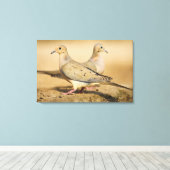 Mourning Dove Canvas Afdruk (Insitu (Houten vloer))