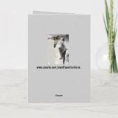 Mourning Dove Feestdagen Kaart (Achterkant)