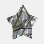 Mourning Dove Keramisch Ornament (Rechts)