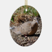 Mourning Dove-versiering Keramisch Ornament (Rechts)