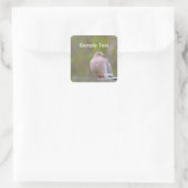 Mourning Dove Vierkante Sticker (Tas)