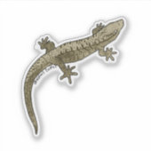 Mourning gecko vinyl sticker (Devant)