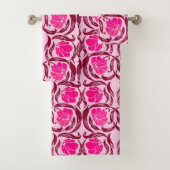 Mouron de William Morris, fuchsia et rose-clair (En situation)