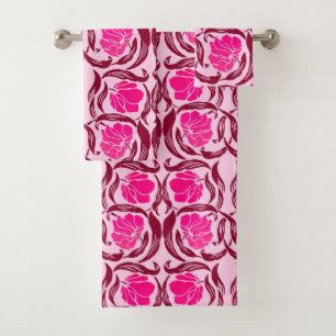 Mouron de William Morris, fuchsia et rose-clair