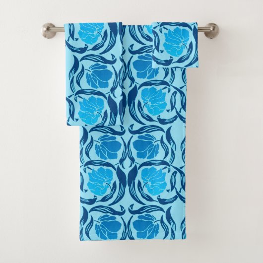 Mouron, denim et bleu-clair de William Morris (En situation)