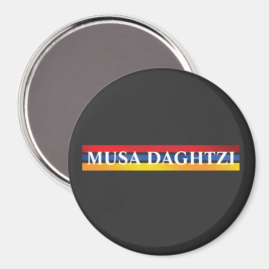 Mousa Dagtzi Magnet (Recto/Verso)
