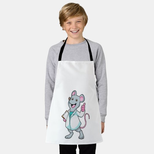 Mouse as Doctor with Doctor's coat Schort (Gedragen)