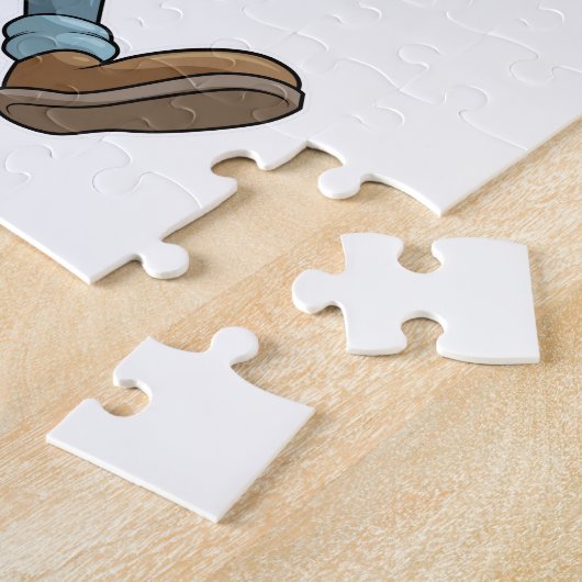 Mouse as Handyman with Toolbox Legpuzzel (Zijkant)