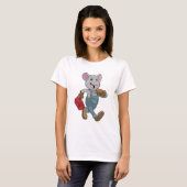 Mouse as Handyman with Toolbox T-shirt (Voorkant volledig)