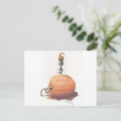 Mouse Balancing Pumpkins Briefkaart (Staand voorkant)