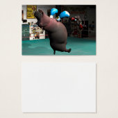 Mouse Beats Hippo KO (Devant & derrière)