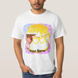 Mouse Birthday Cake verjaardag aangepaste t-shirts