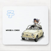 Mouse&Cinqu -Mousepad- Muismat (Voorkant)