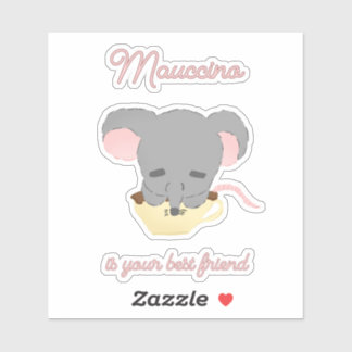 Mouse Cocoa Cappuccino  Sticker