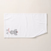 Mouse Design Monogrammed Bad Handdoek (Handdoek)