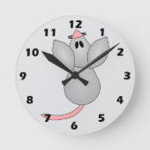 Mouse Design Ronde Klok (Voorkant)