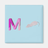 Mouse Fridge Magnet Magneet (Voorkant)