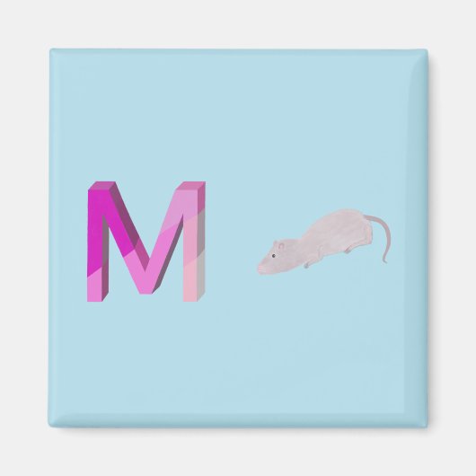 Mouse Fridge Magnet Magneet (Voorkant)