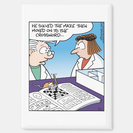 Mouse in Maze  Magneet (Voorkant)