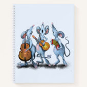 Mouse Music Band Funny Carnet (Devant)