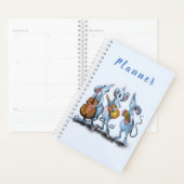 Mouse Music Band Funny Planner (Devant avec enveloppe)
