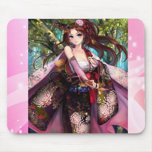 Mouse pad Girl Anime collection Muismat (Voorkant)