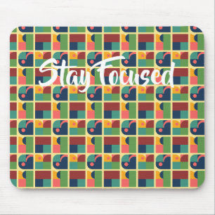 Mouse Pad - Modern Abstract Geometric Design Muismat