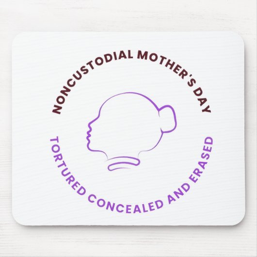 Mouse Pad Noncustodial Mother's Day Logal  Muismat (Voorkant)