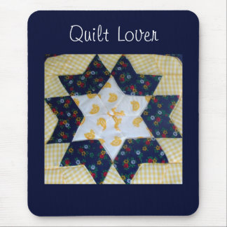 Mouse Pad - Star Quilt Pattern Muismat