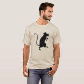 Mouse silhouette t-shirt (Voorkant volledig)
