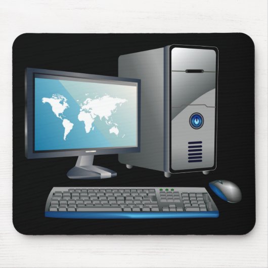 Mouse van het computersysteem van de zeer snelle D Muismat (Voorkant)