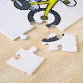 Mouse with Bicycle Legpuzzel (Zijkant)