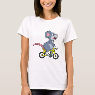 Mouse with Bicycle T-shirt