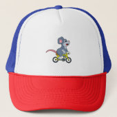 Mouse with Bicycle Trucker Pet (Voorkant)
