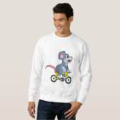 Mouse with Bicycle Trui (Voorkant volledig)