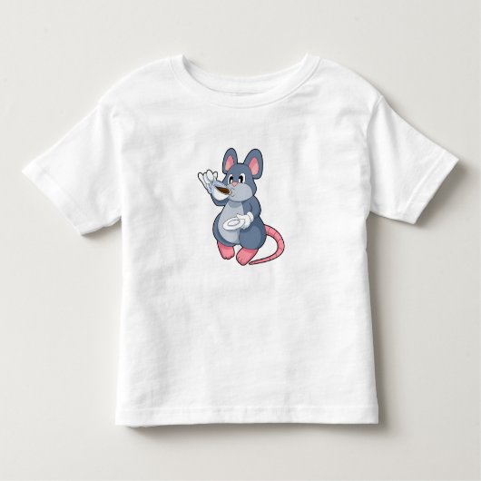 Mouse with Coffee Cup Kinder Shirts (Voorkant)