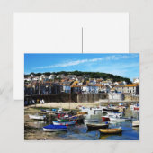 Mousehole, Cornwall Carte postale britannique (Devant / Derrière)