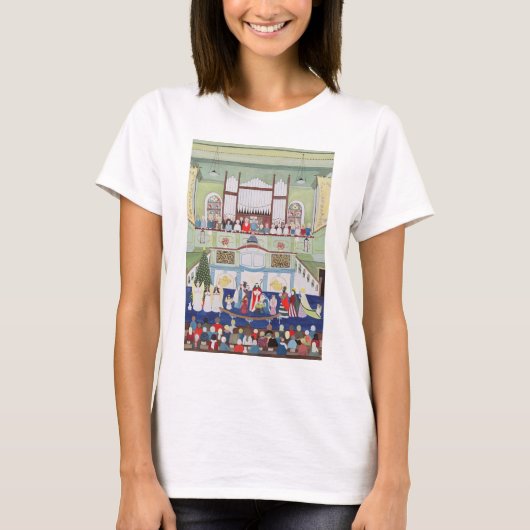 Mousehole Methodist Chapel Cornwall T-shirt (Voorkant)