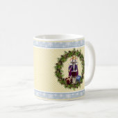 Mouseing Nutcracker Wreath Christmas Mug (Devant droit)