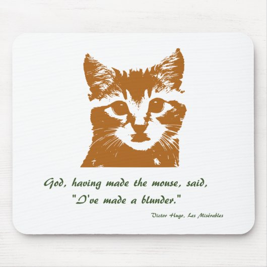 Mousemat: De kat Muismat (Voorkant)