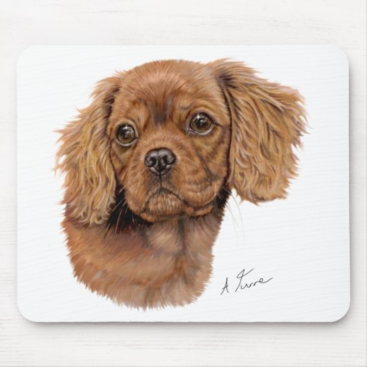 Mousemat : Spaniel pup Muismat (Voorkant)