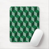 Mousepad - 3d bouwstenen illusie muismat (Met muis)