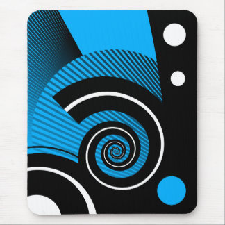 Mousepad, abstract, zwart, zwart muismat