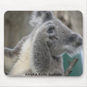 Mousepad adopteert een Koala Australia-poot Muismat