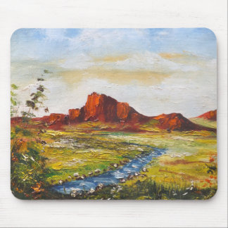 Mousepad Ann Hayes Painting Red Rock Canyan Muismat