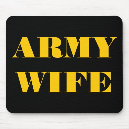 Mousepad Army Wife Muismat (Voorkant)