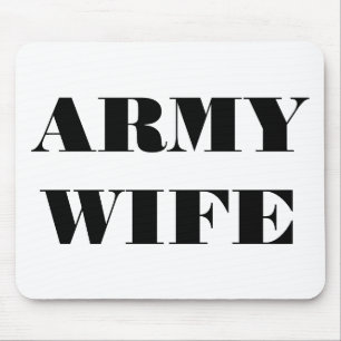 Mousepad Army Wife Muismat