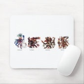 Mousepad: Aztec Pantheon Muismat (Met muis)