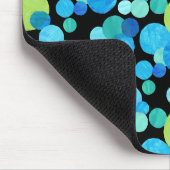 Mousepad, Blauwe Moons Patroon Muismat (Hoek)